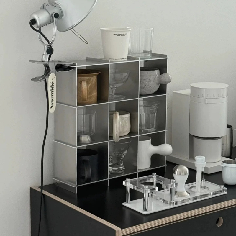 Kitchen Appliances Holder - Prateleira Minimalista de Alumínio para Armazenamento