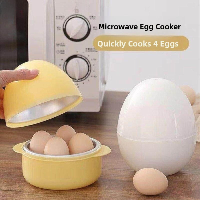Kitchen Appliances Essentials - Cozedor de Ovos Pequeno Branco para