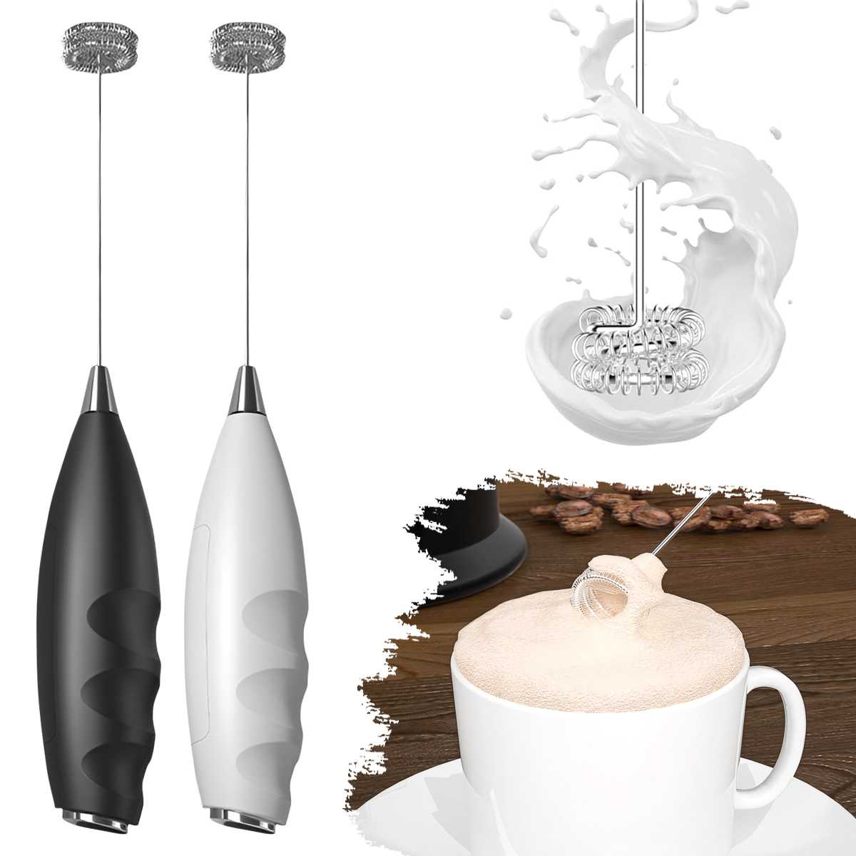 Kitchen Appliances Restaurant - Batedor Elétrico de Leite para Café,