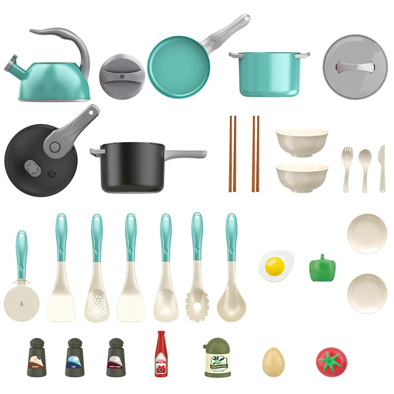 Pretend Cooking Playset com Pl - Kitchen Appliances Kids avaliação e preço