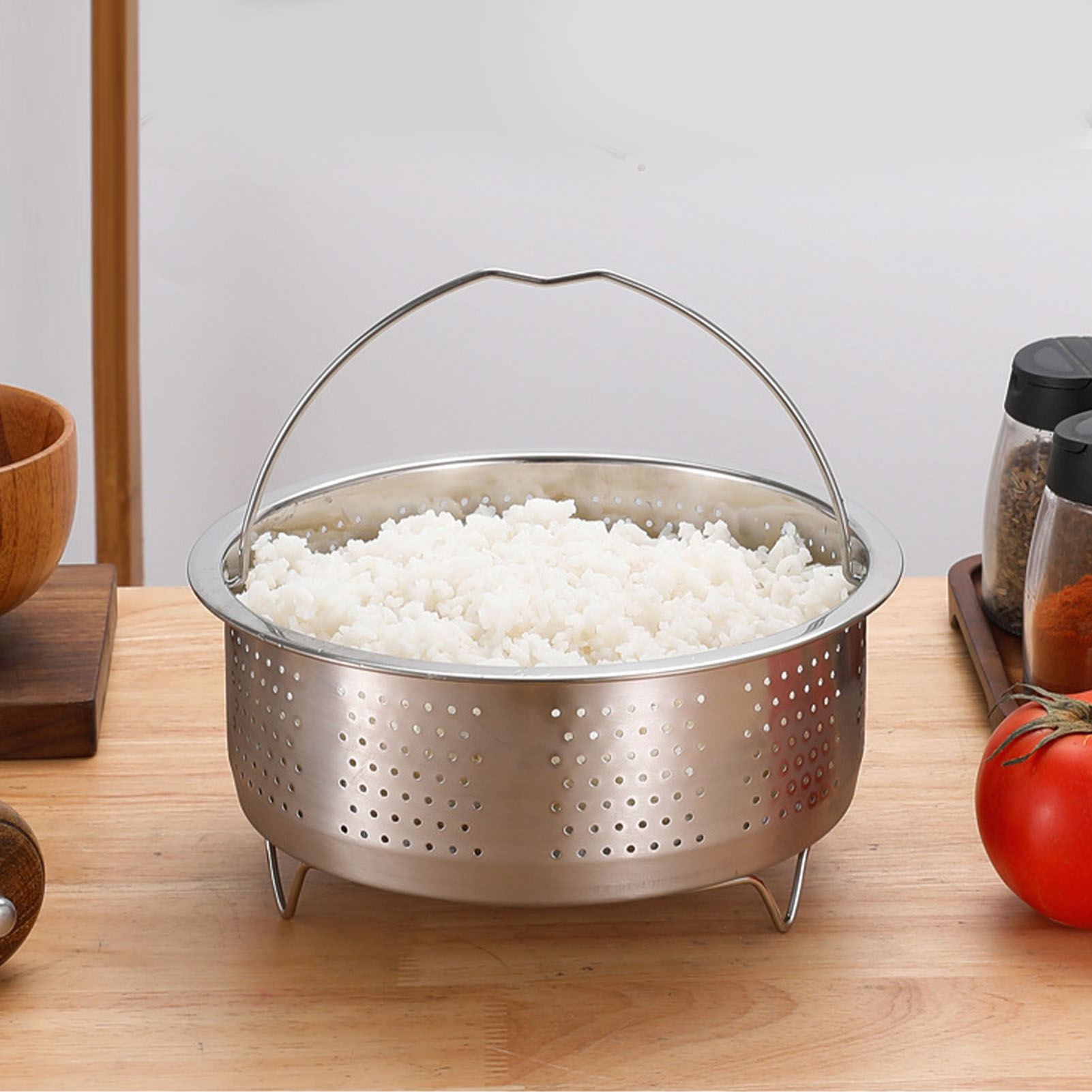 Cesto de Vapor em Aço Inoxidáv - Instant Pot Pressure Cooker avaliação e preço