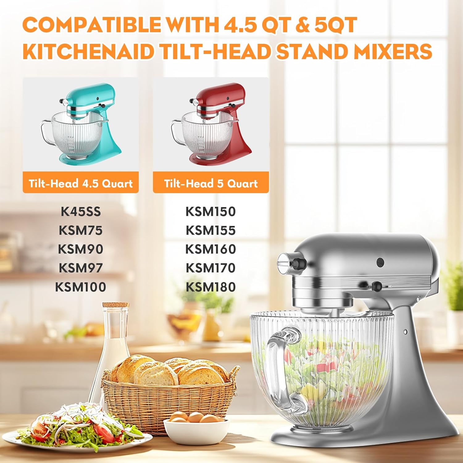 Tigela de vidro GVODE para mis - Stand Mixer Bowl avaliação e preço