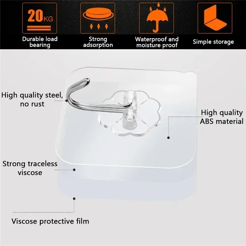 Ganchos autoadesivos de aço in - Kitchen Appliances Holder avaliação e preço