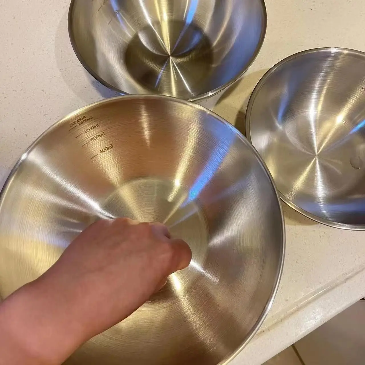 Conjunto de Tigelas de Aço Ino - Stand Mixer Bowl avaliação e preço