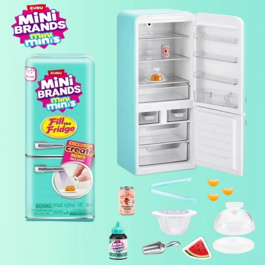ZURU 5 Surprise Mini Fridge Ba - Kitchen Appliances Kids avaliação e preço