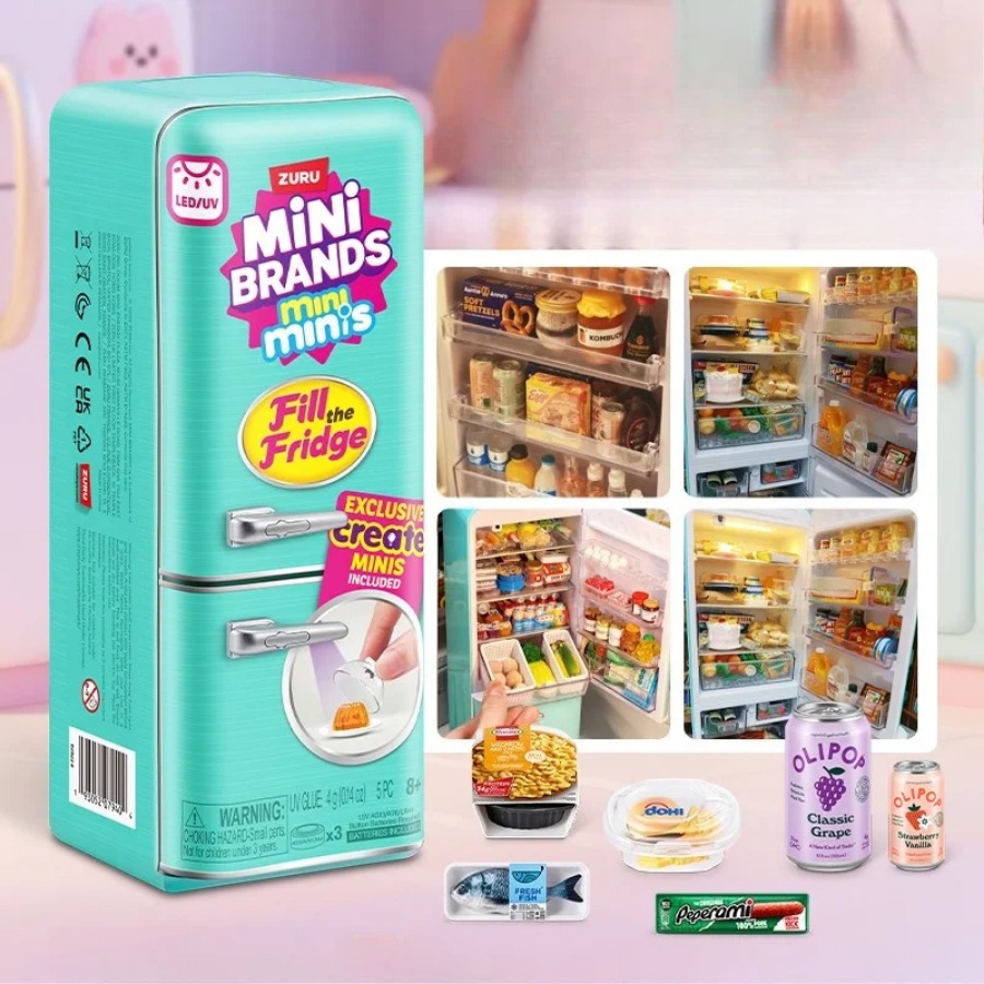 ZURU 5 Surprise Mini Fridge Ba - Kitchen Appliances Kids avaliação e preço